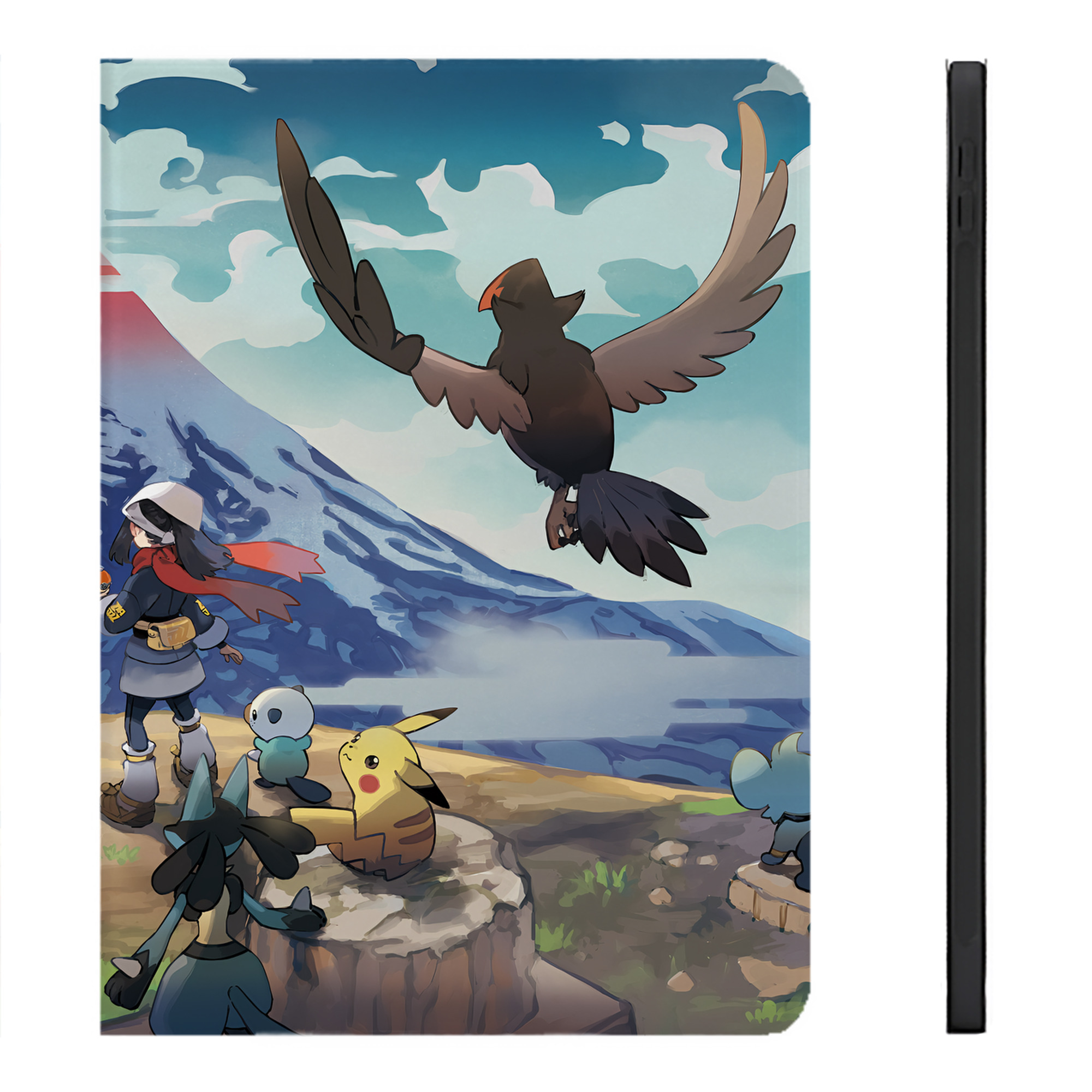 （画像用） ポケットモンスター Pokémon IPadケース ペンホルダー付き ブックスタイルデザイン
